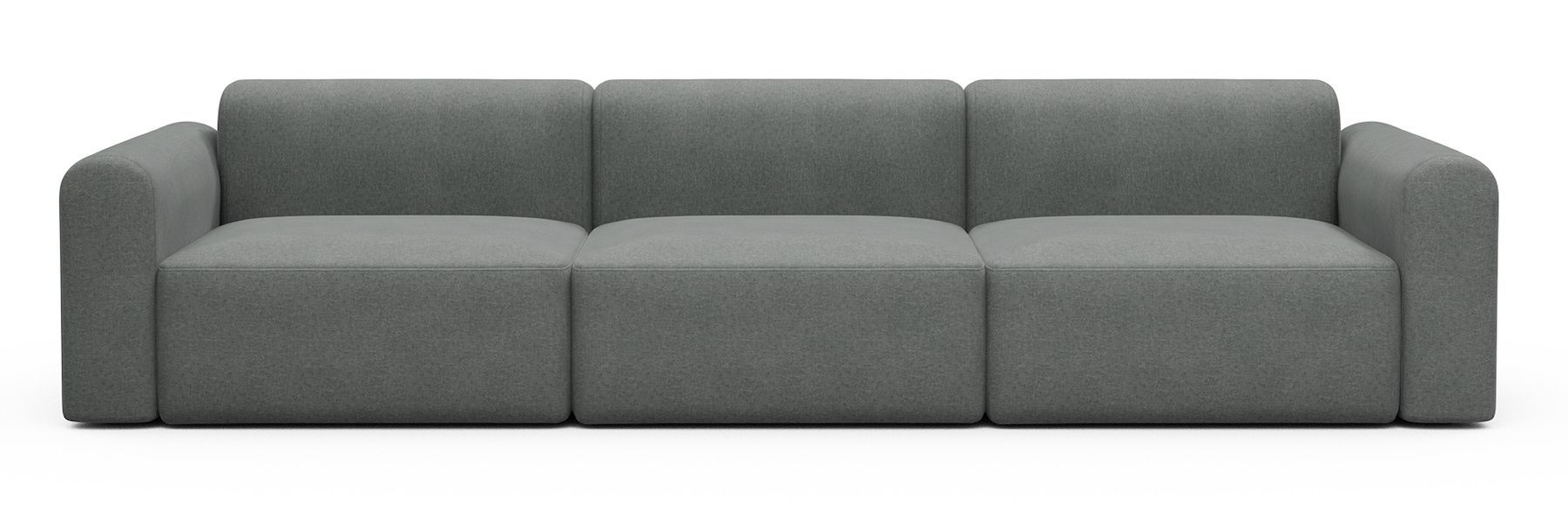 Divano design moderno Rund B3L - Satya 441 Warm Zinc