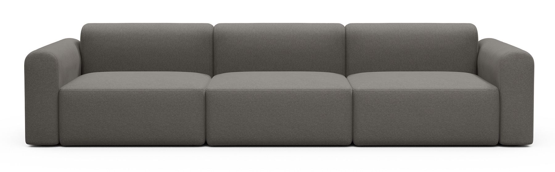 Divano design moderno Rund B3L - Satya 446 Taupe Brown