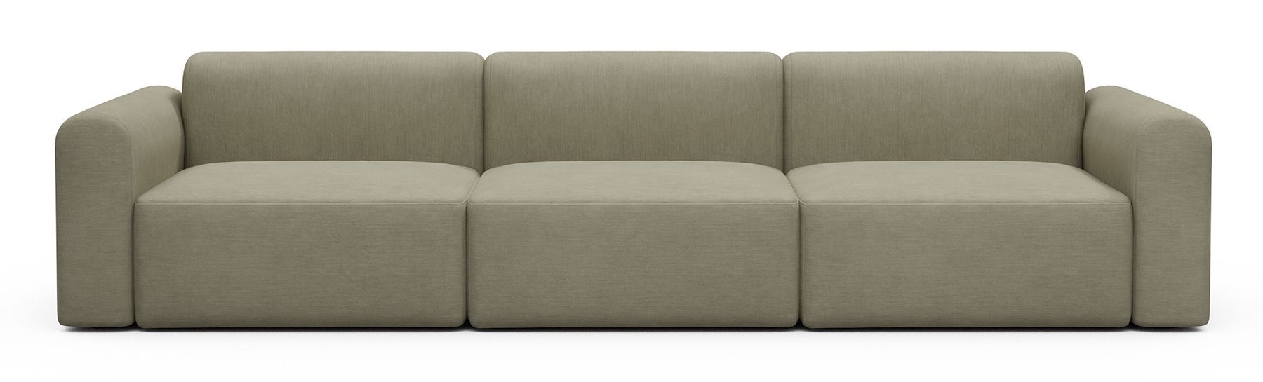 Divano design moderno Rund B3L - Vivus 571 Dusty Sand