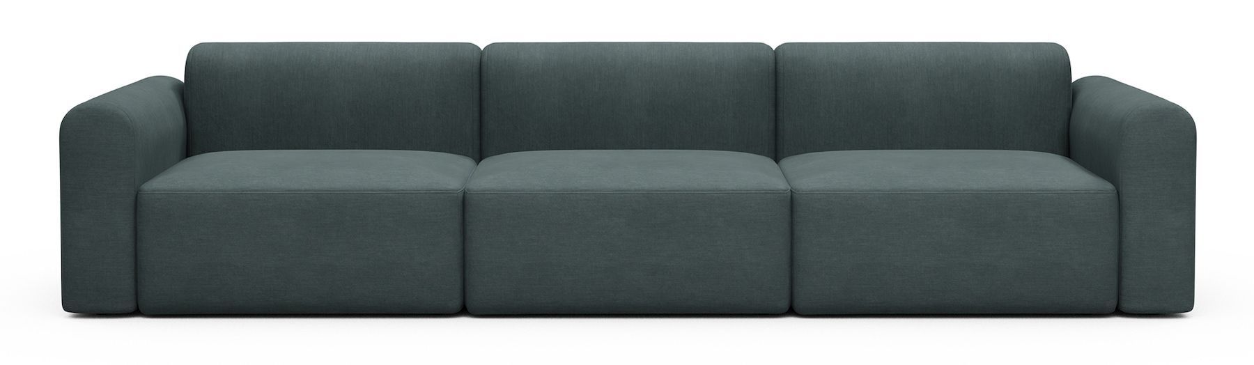 Divano design moderno Rund B3L - Vivus 573 Dusty Blue