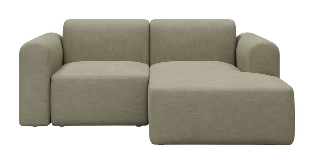 Divano 2 posti con penisola Rund C2L - Vivus 571 Dusty Sand