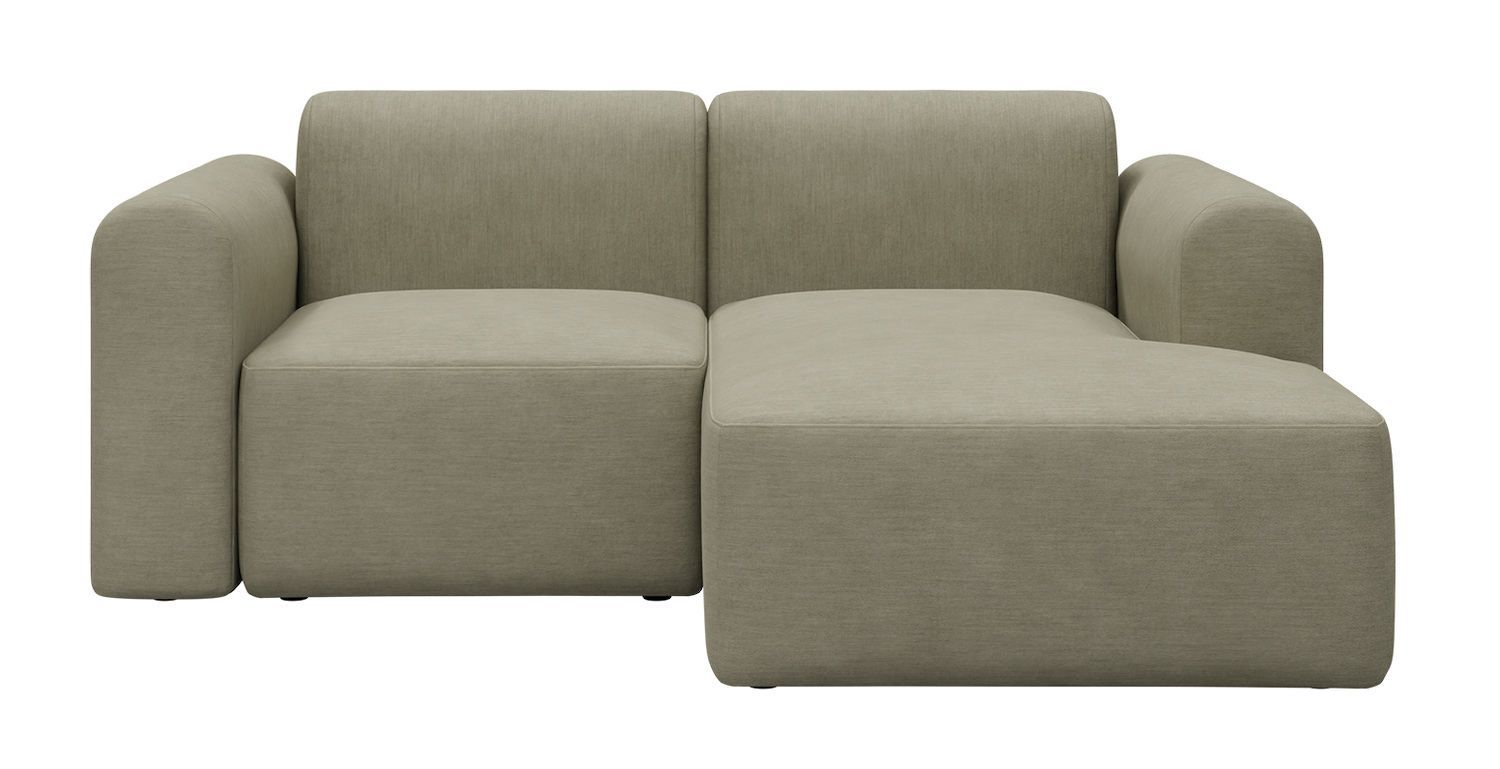 Divano 2 posti con penisola Rund C2L - Vivus 571 Dusty Sand