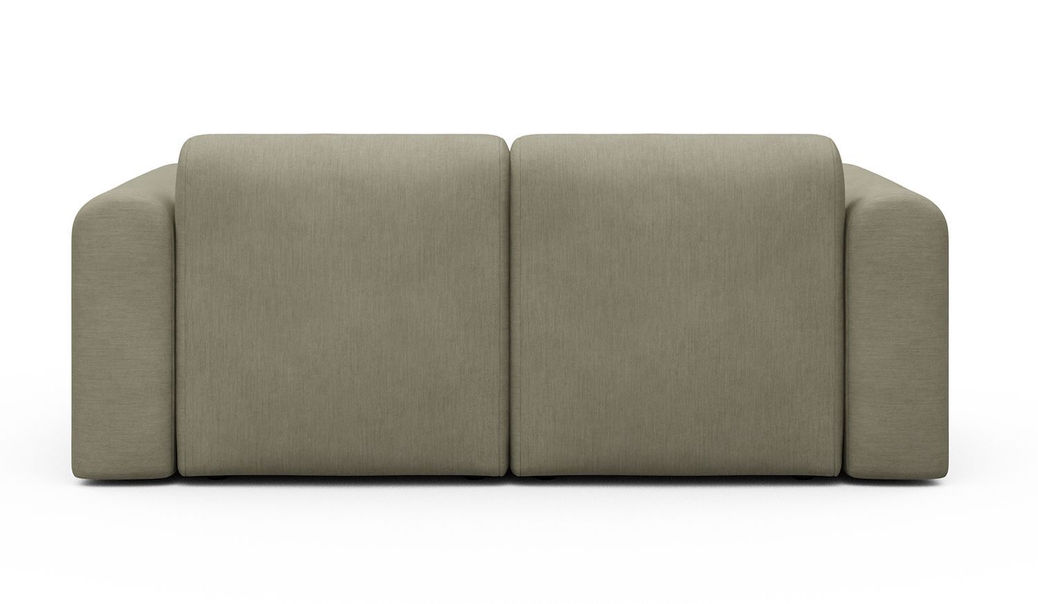 Divano 2 posti con penisola Rund C2L - Vivus 571 Dusty Sand