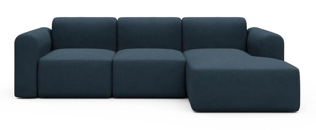Divano con penisola Rund C4L - Argus 580 Navy Blue