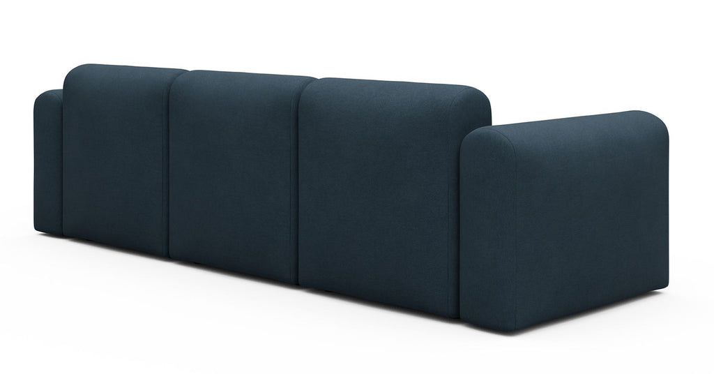 Divano con penisola Rund C4L - Argus 580 Navy Blue