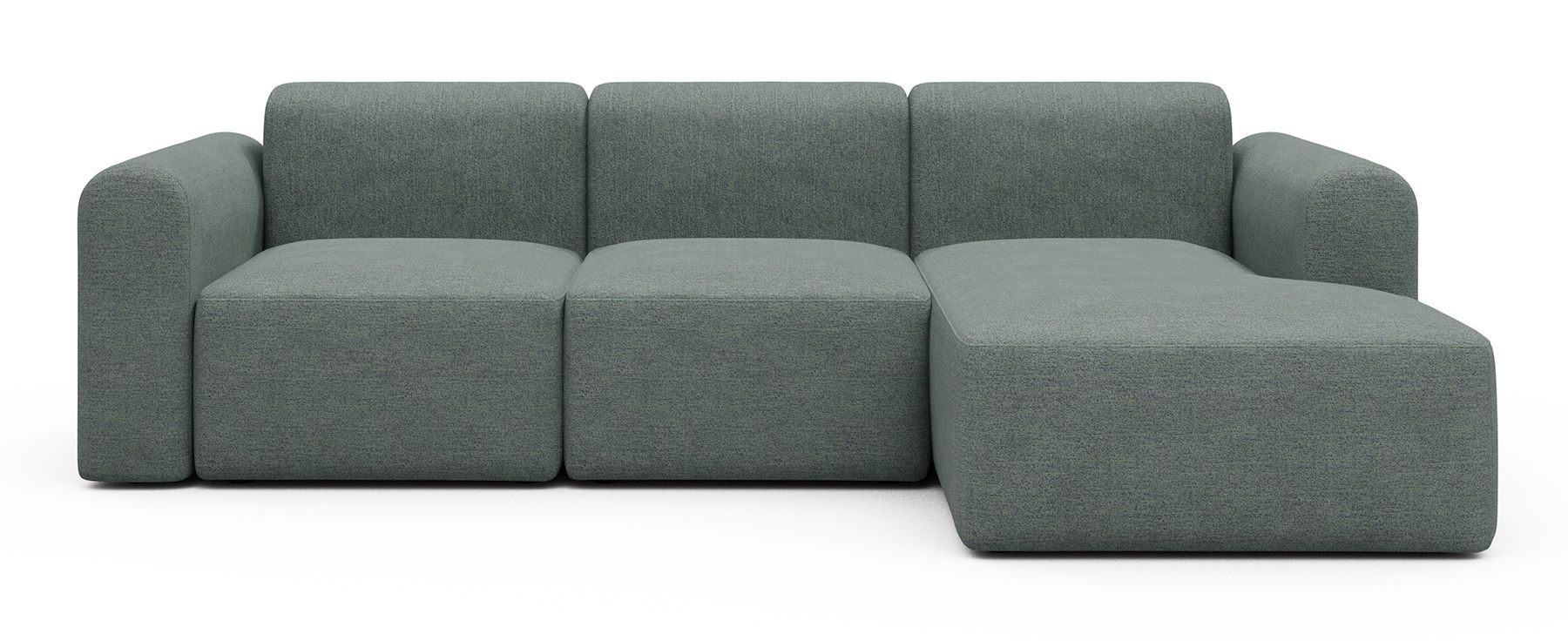 Divano con penisola Rund C4L - Carreno 770 Cielo Blue