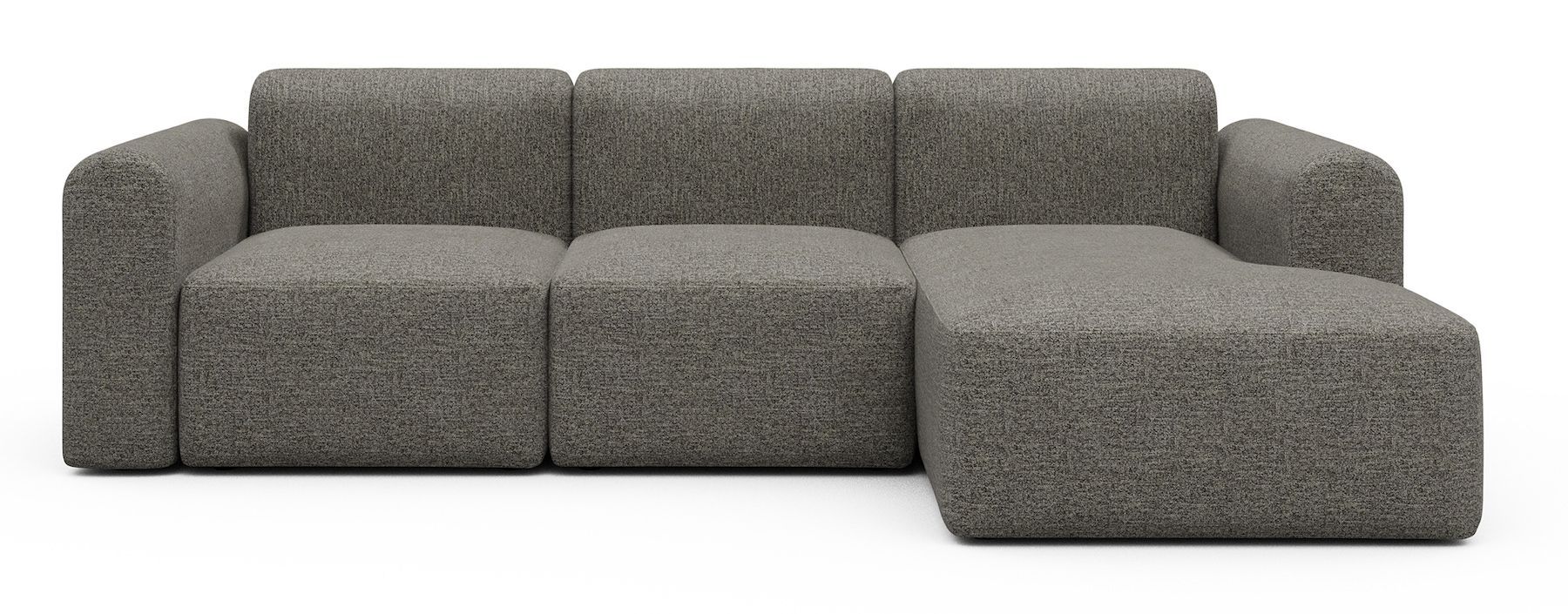 Divano con penisola Rund C4L - Carreno 771 Sepia Brown