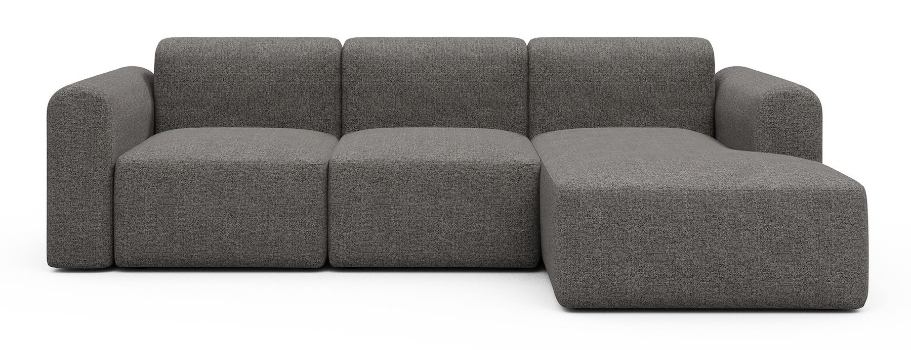 Divano con penisola Rund C4L - Carreno 772 Salt & Pepper