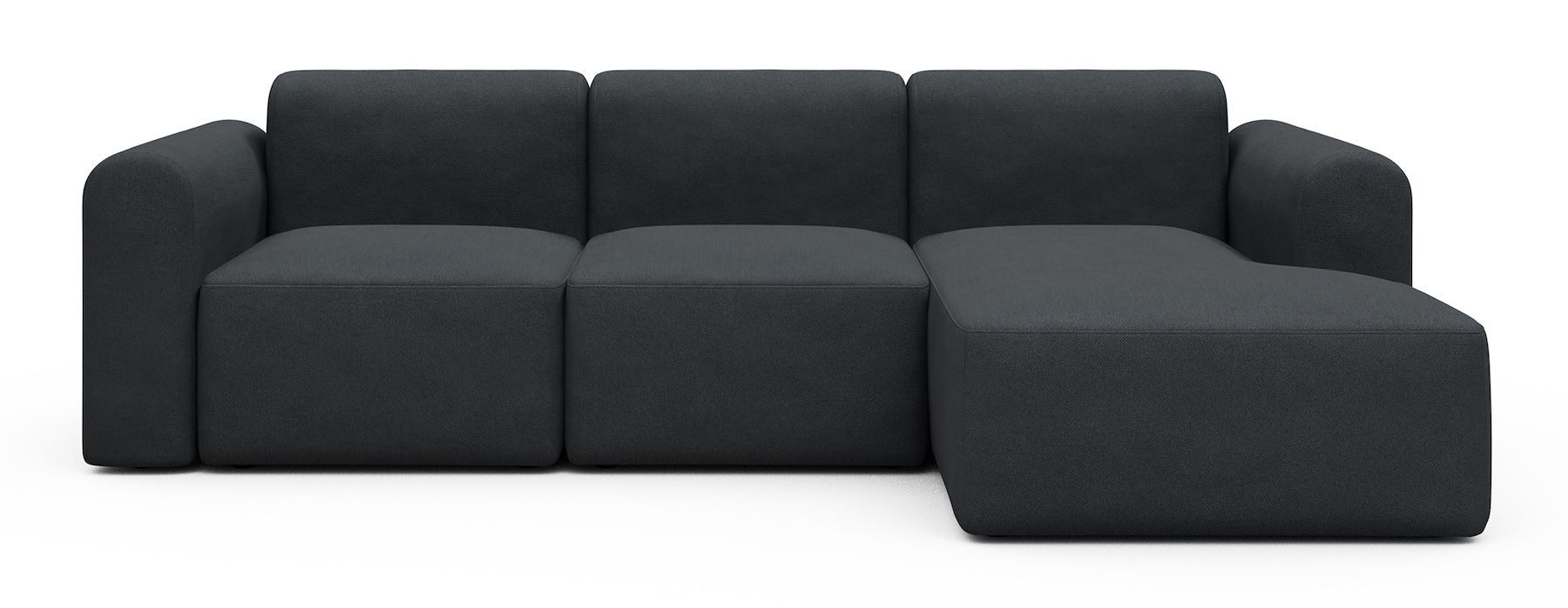 Divano con penisola Rund C4L - Cura 766 Anthracite