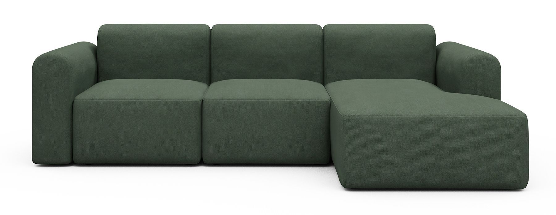 Divano con penisola Rund C4L - Cura 769 Saga Green