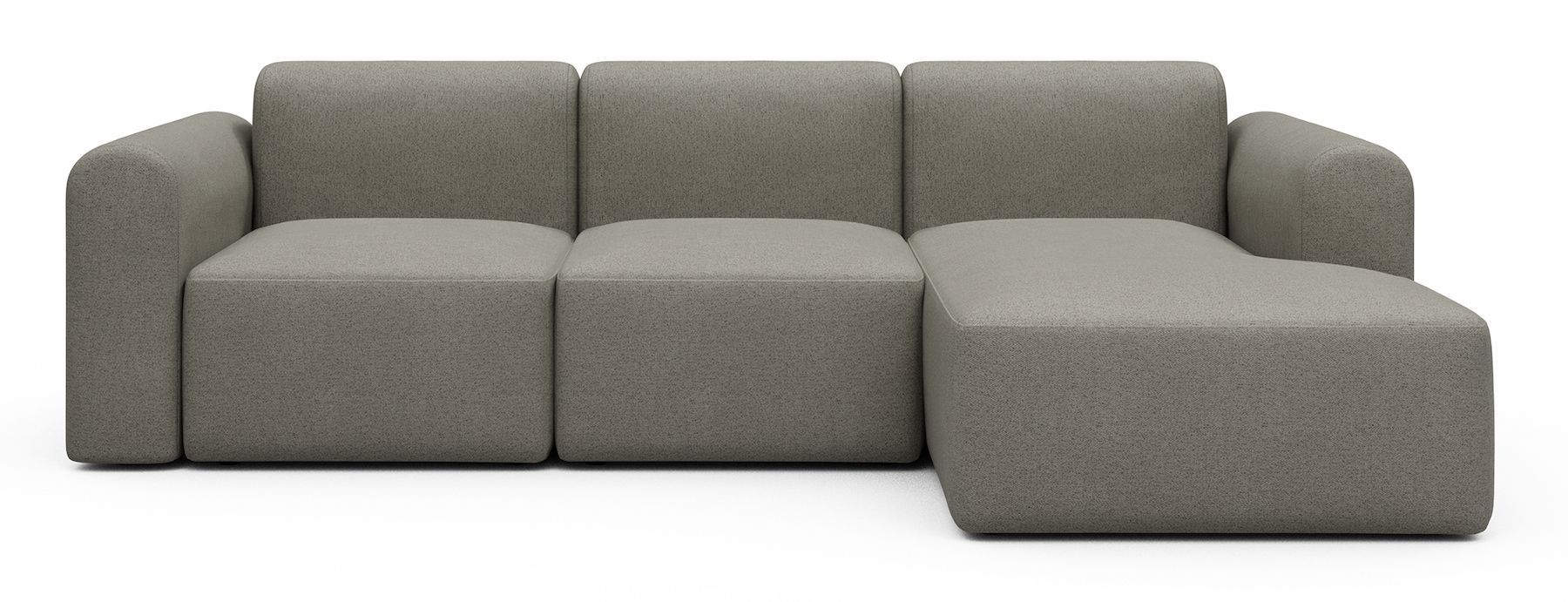 Divano con penisola Rund C4L - Denari 486 Warm Grey