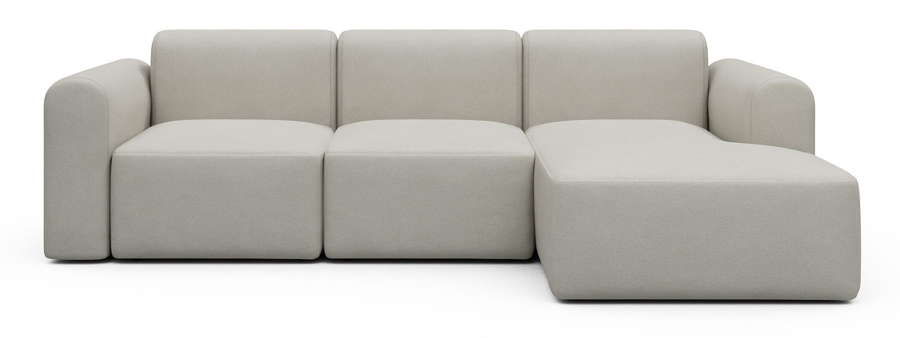 Divano con penisola Rund C4L - Denari 487 Clean Beige