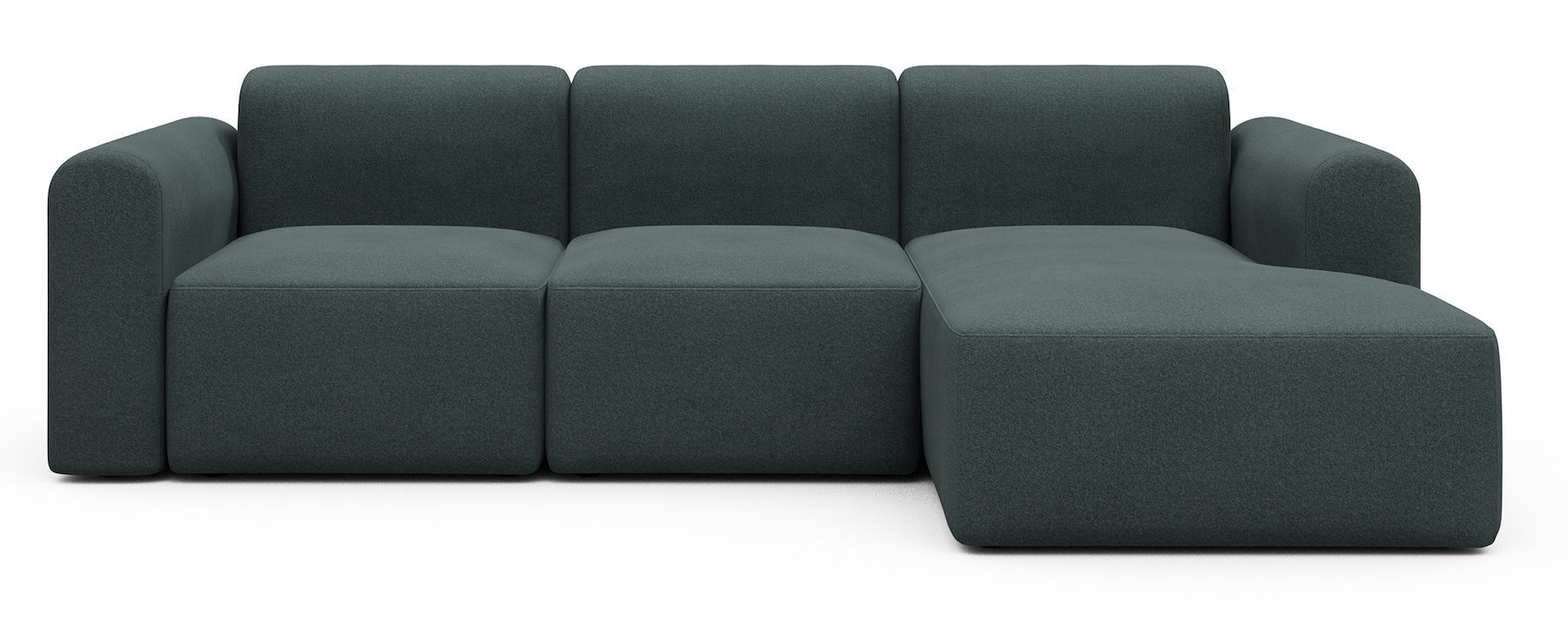 Divano con penisola Rund C4L - Mahoga 851 Dark Blue