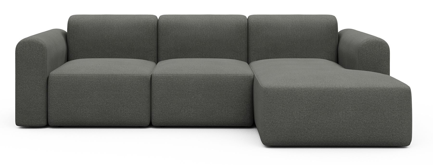 Divano con penisola Rund C4L - Mahoga 852 Seal Grey