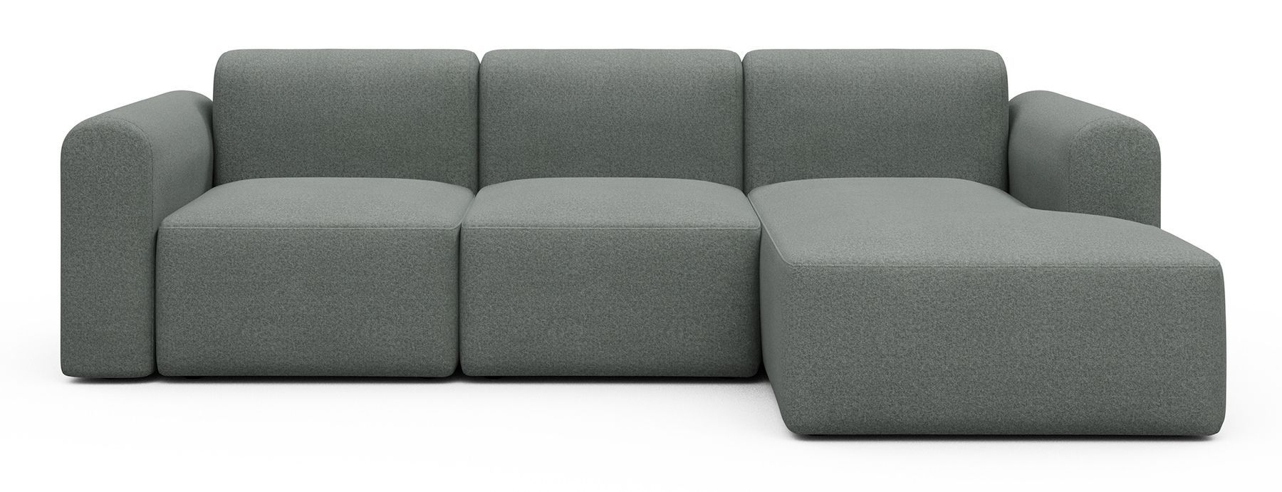 Divano con penisola Rund C4L - Mahoga 853 Dove Grey