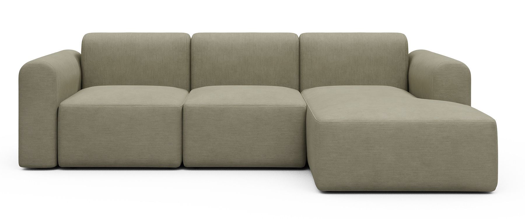 Divano con penisola Rund C4L - Vivus 571 Dusty Sand