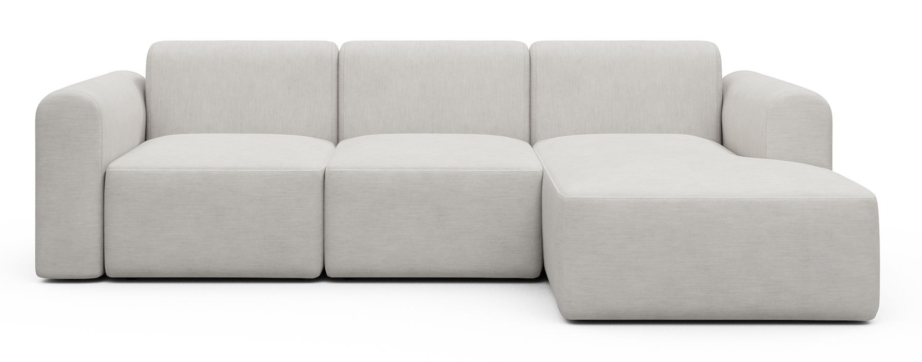 Divano con penisola Rund C4L - Vivus 574 Dusty Off White