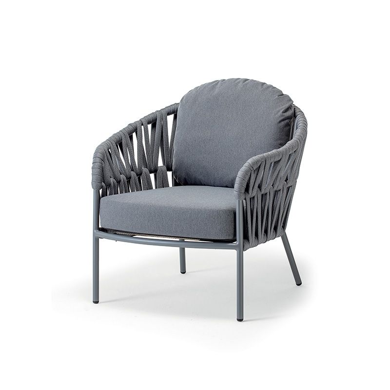 Salotto da giardino in alluminio e tessuto Victory