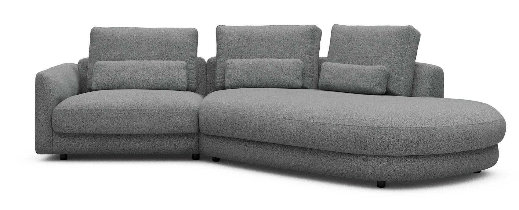 Divano moderno con penisola Vivole 1.5