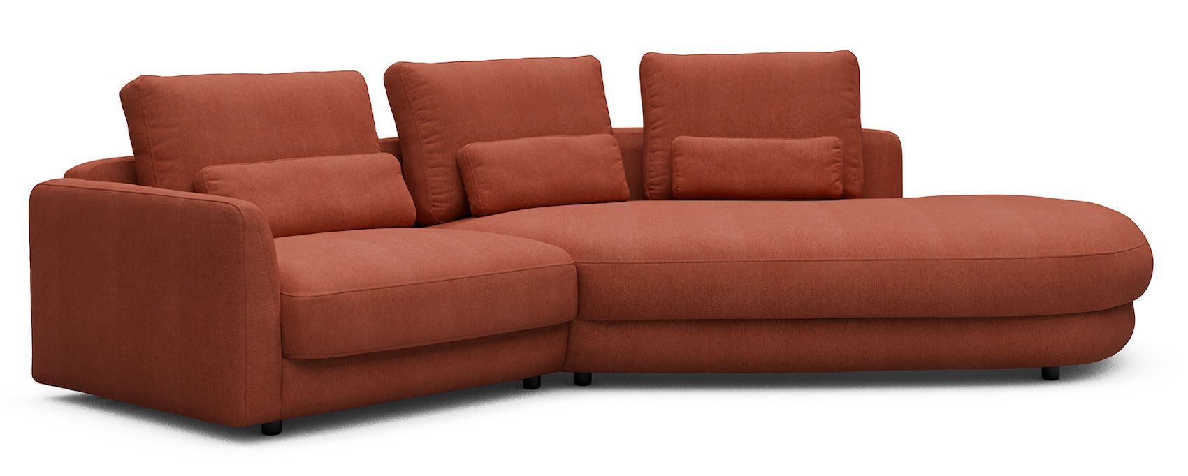 Divano moderno con penisola Vivole 1.5