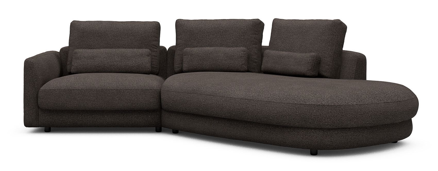 Divano moderno con penisola Vivole 1.5