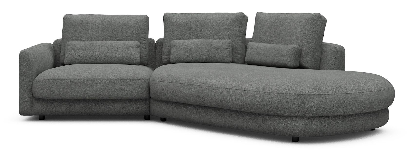 Divano moderno con penisola Vivole 1.5