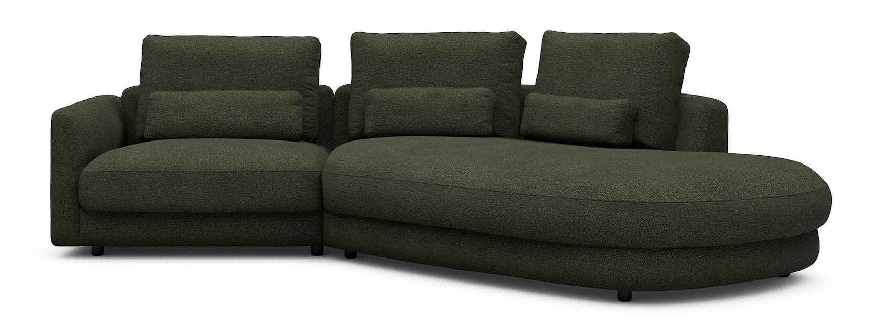 Divano moderno con penisola Vivole 1.5