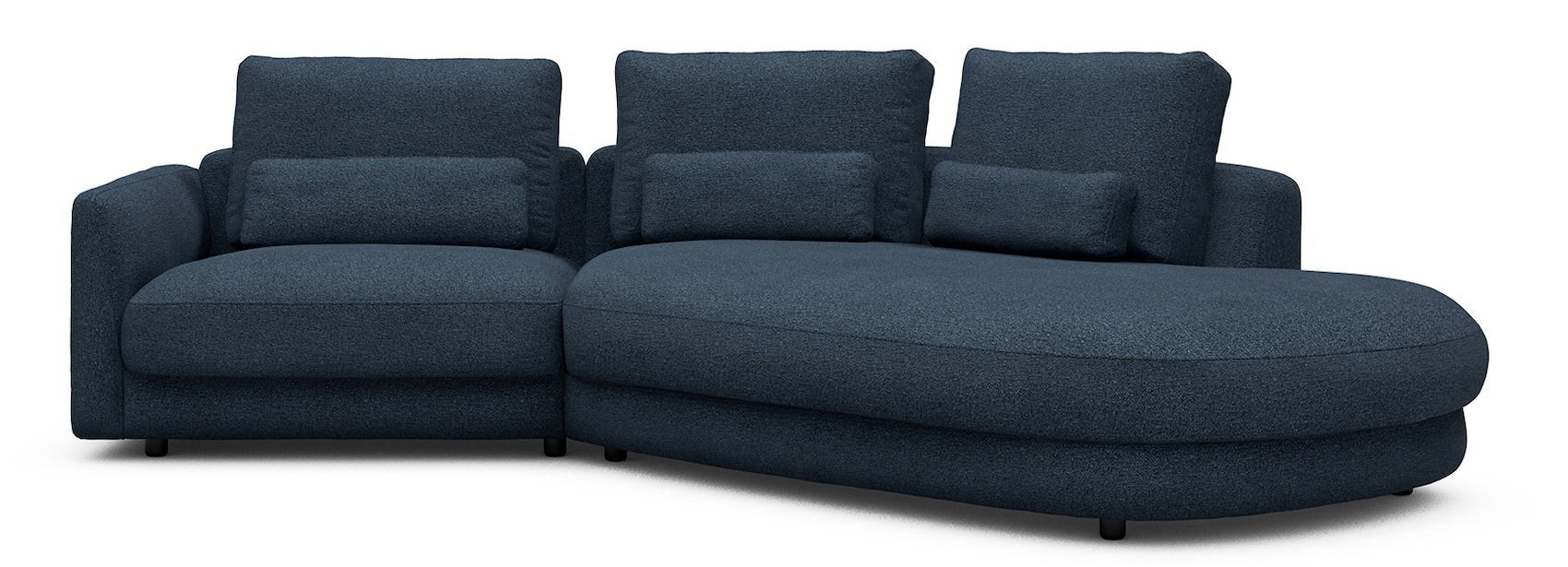 Divano moderno con penisola Vivole 1.5