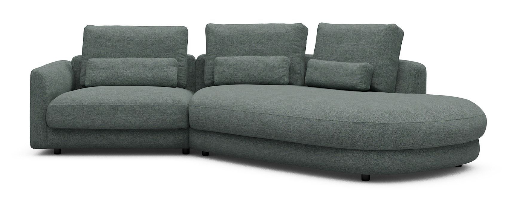 Divano moderno con penisola Vivole 1.5