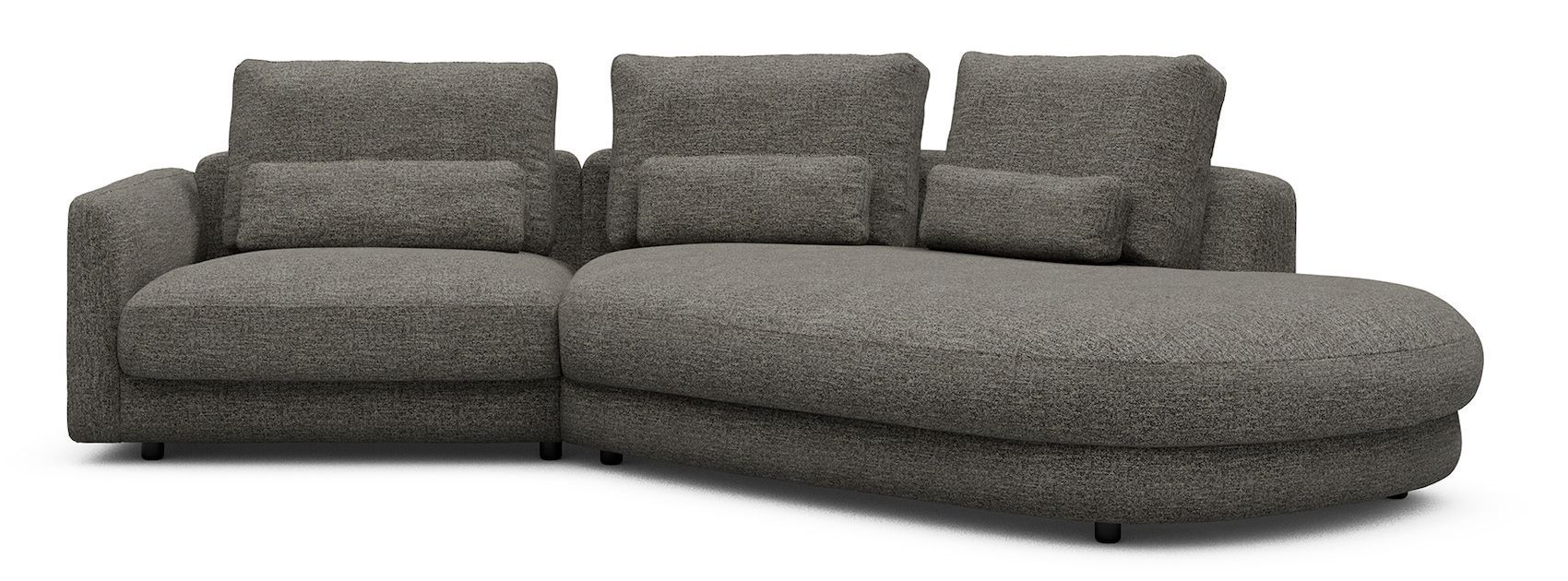 Divano moderno con penisola Vivole 1.5