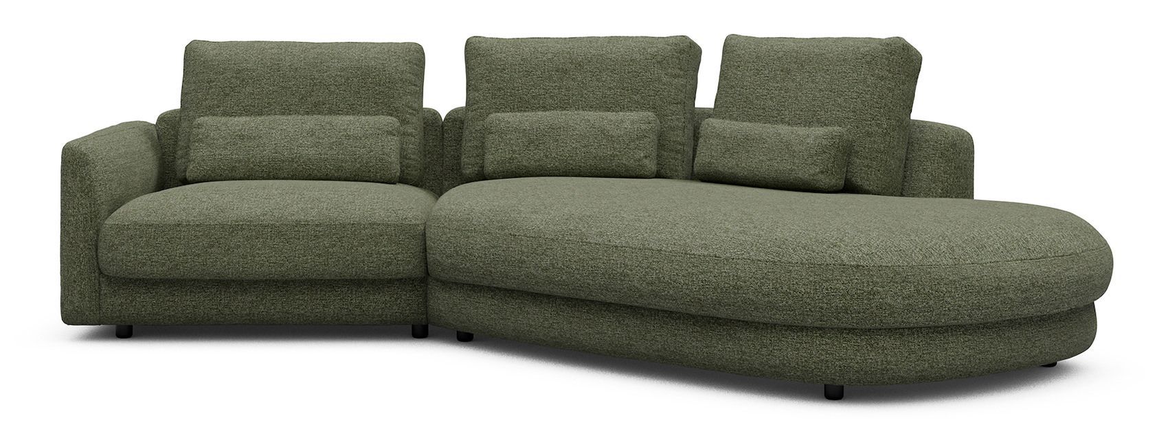 Divano moderno con penisola Vivole 1.5