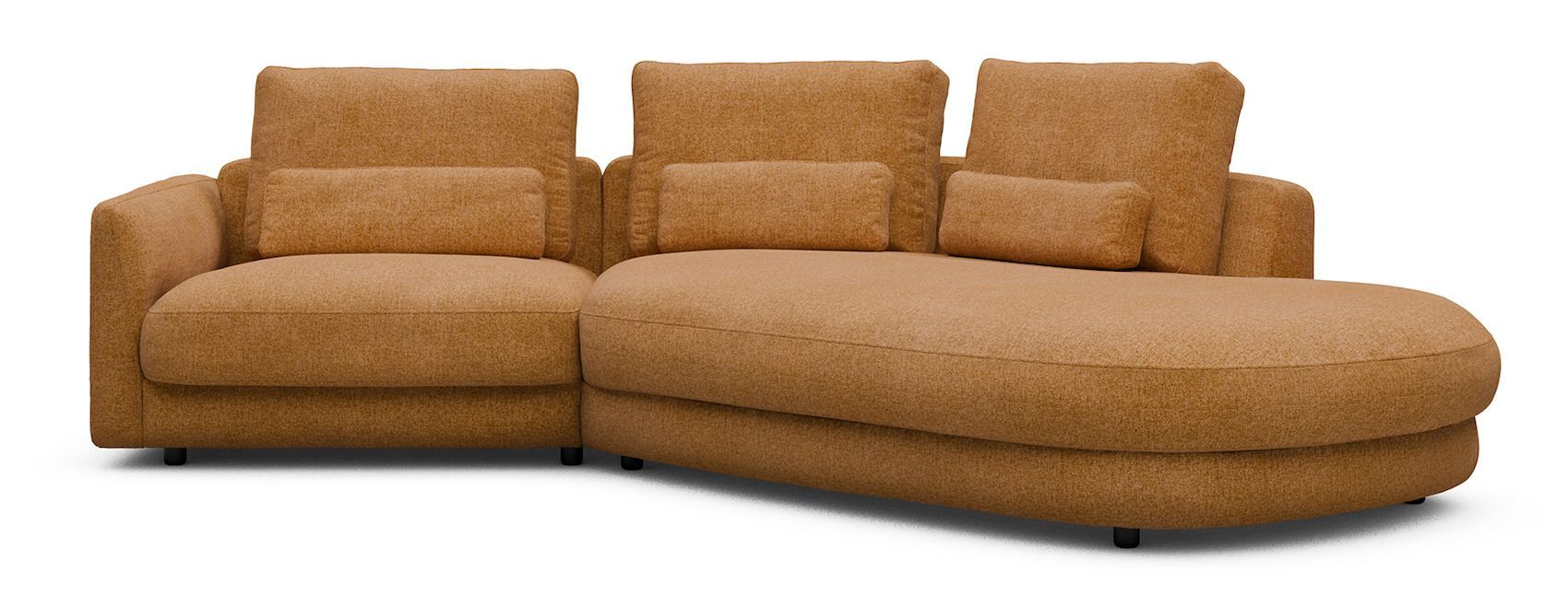 Divano moderno con penisola Vivole 1.5