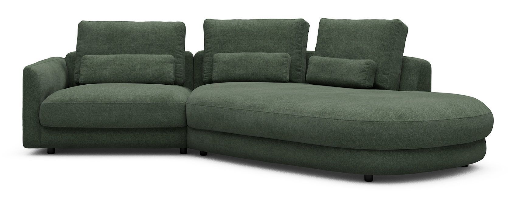 Divano moderno con penisola Vivole 1.5