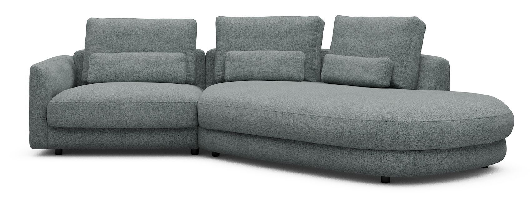 Divano moderno con penisola Vivole 1.5