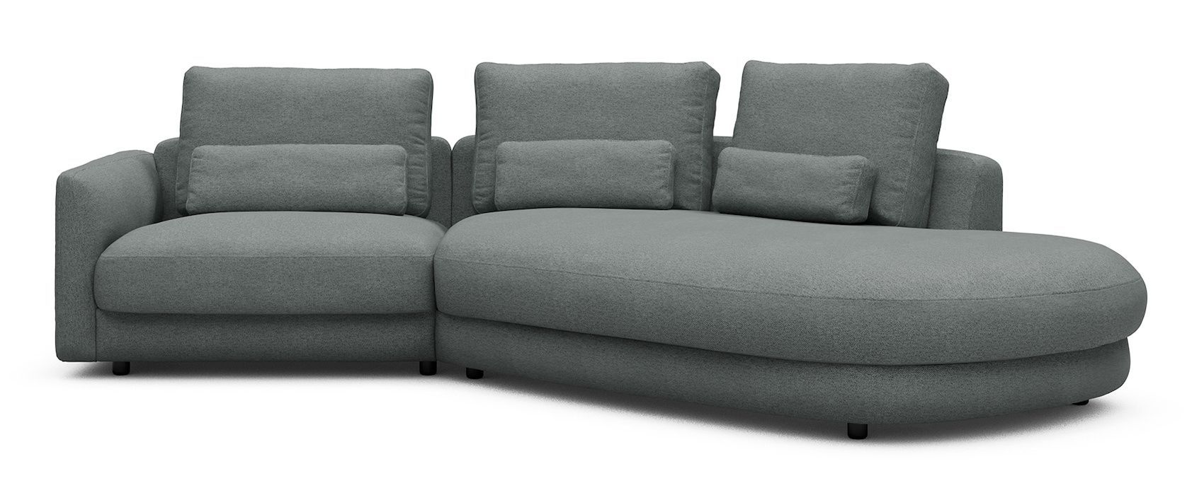 Divano moderno con penisola Vivole 1.5