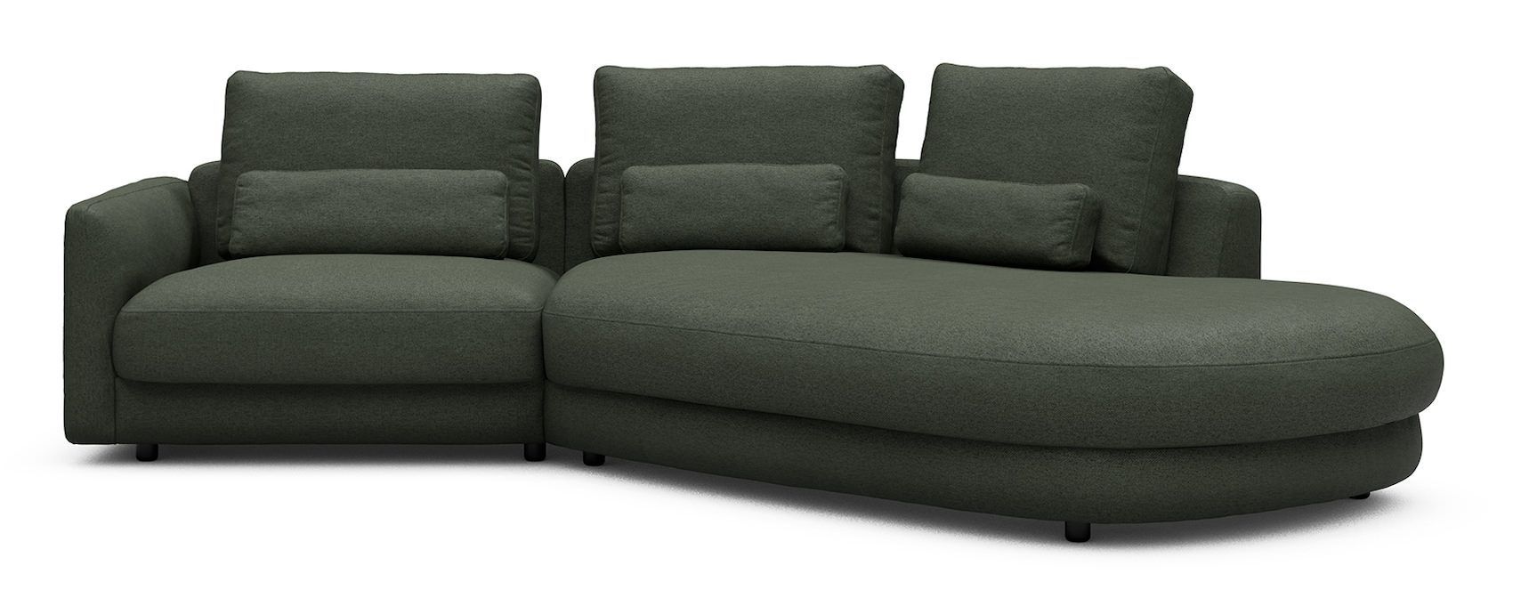 Divano moderno con penisola Vivole 1.5