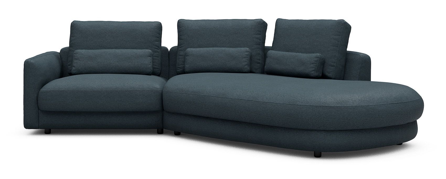 Divano moderno con penisola Vivole 1.5