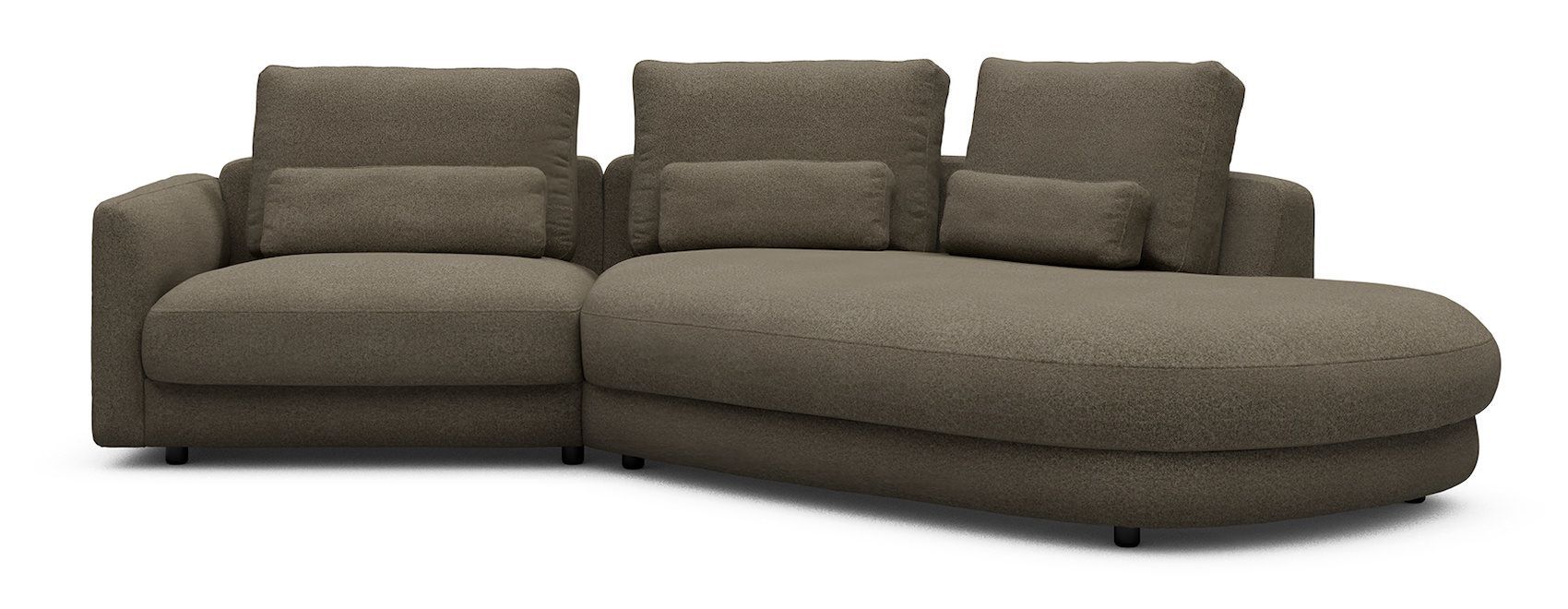 Divano moderno con penisola Vivole 1.5