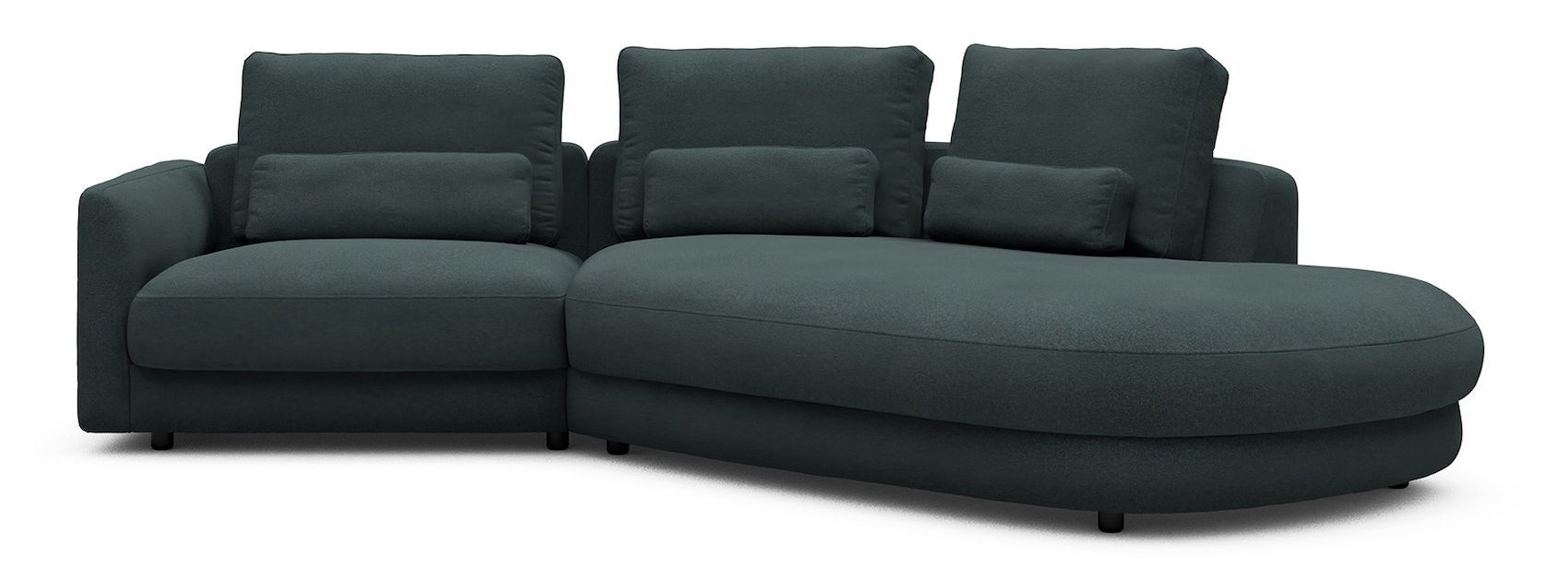 Divano moderno con penisola Vivole 1.5