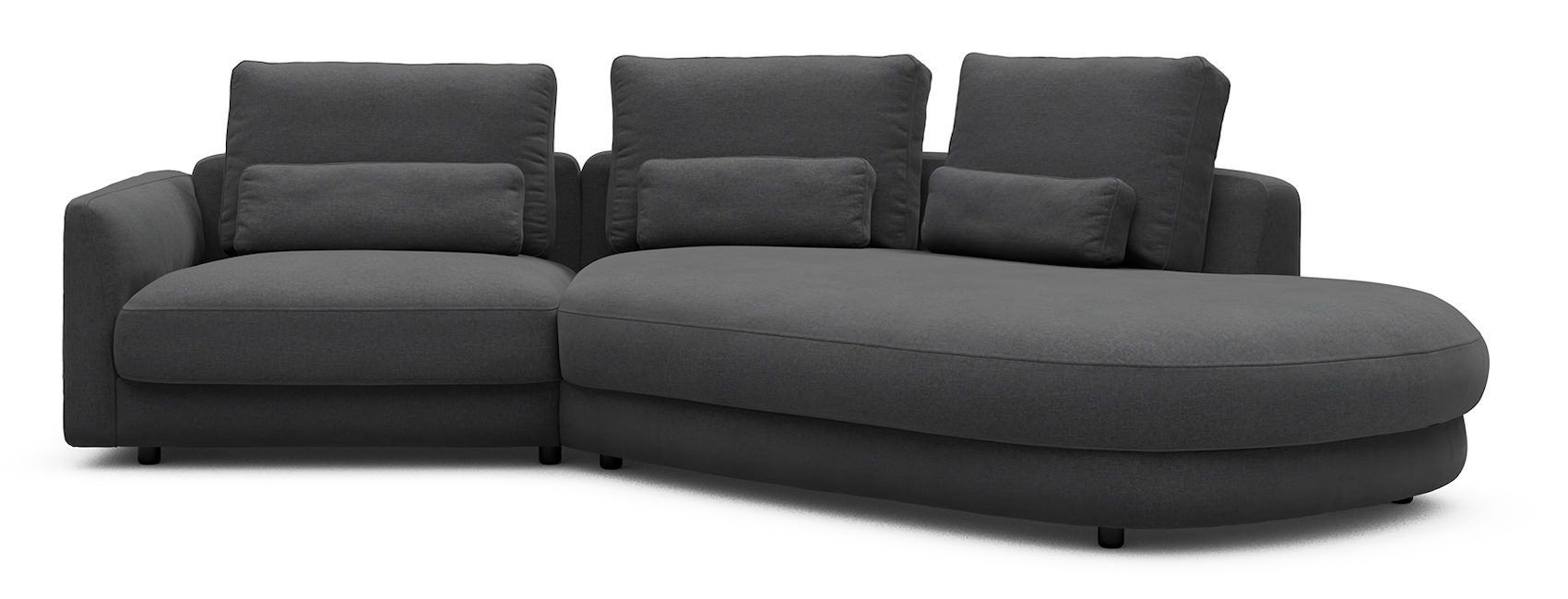 Divano moderno con penisola Vivole 1.5