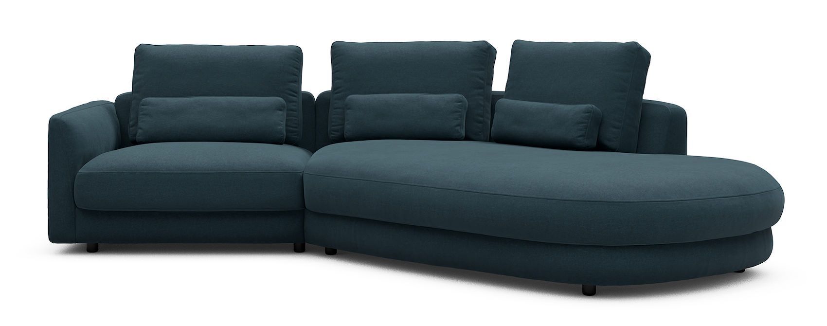 Divano moderno con penisola Vivole 1.5