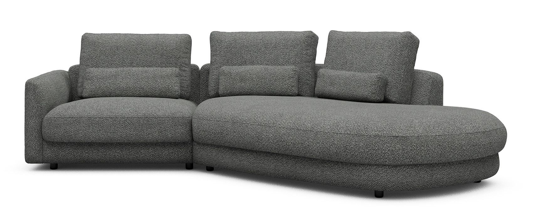 Divano moderno con penisola Vivole 1.5