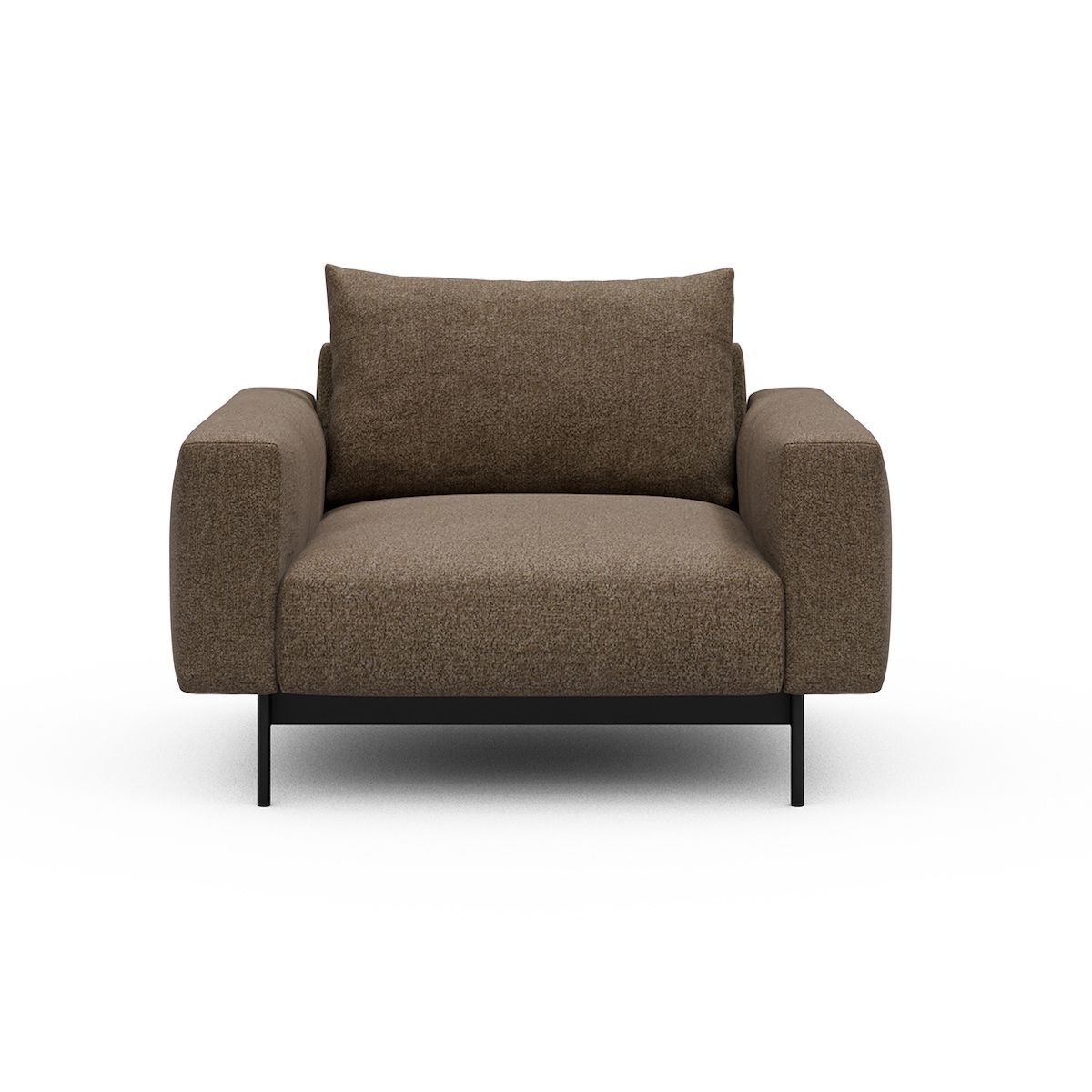 Poltrona design moderno Arthon - Aivi 817 Khaki Brown