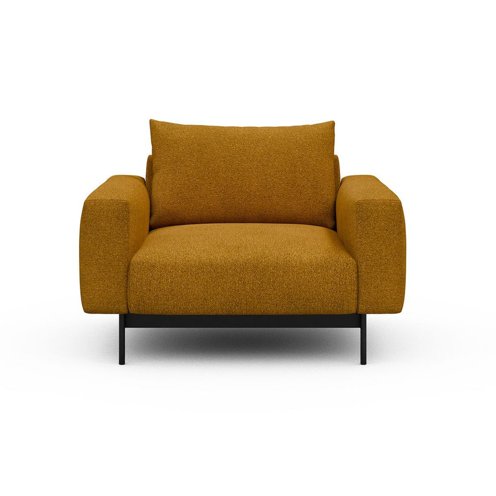 Poltrona design moderno Arthon - Bouclé 536 Ochre