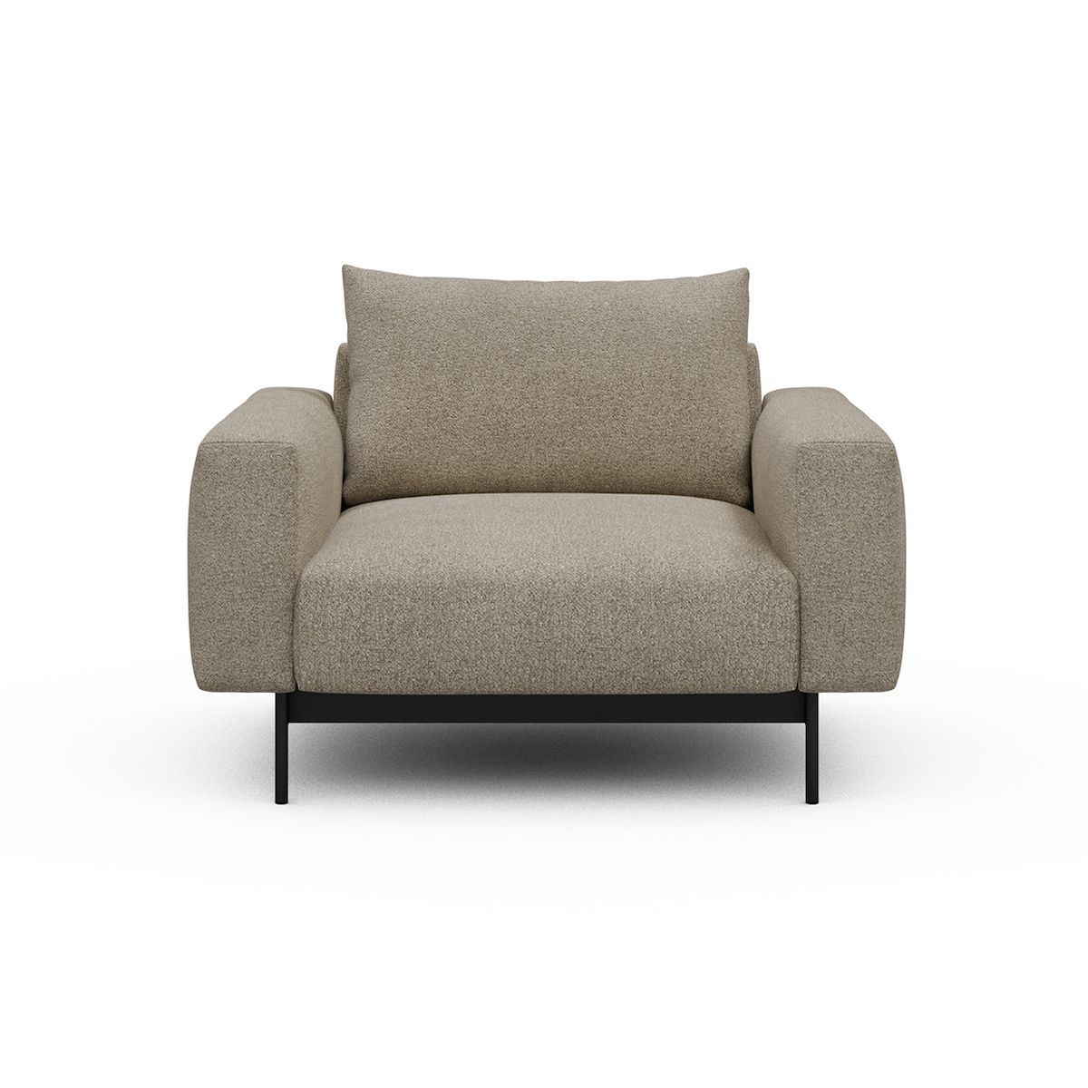 Poltrona design moderno Arthon - Bouclé 539 Beige