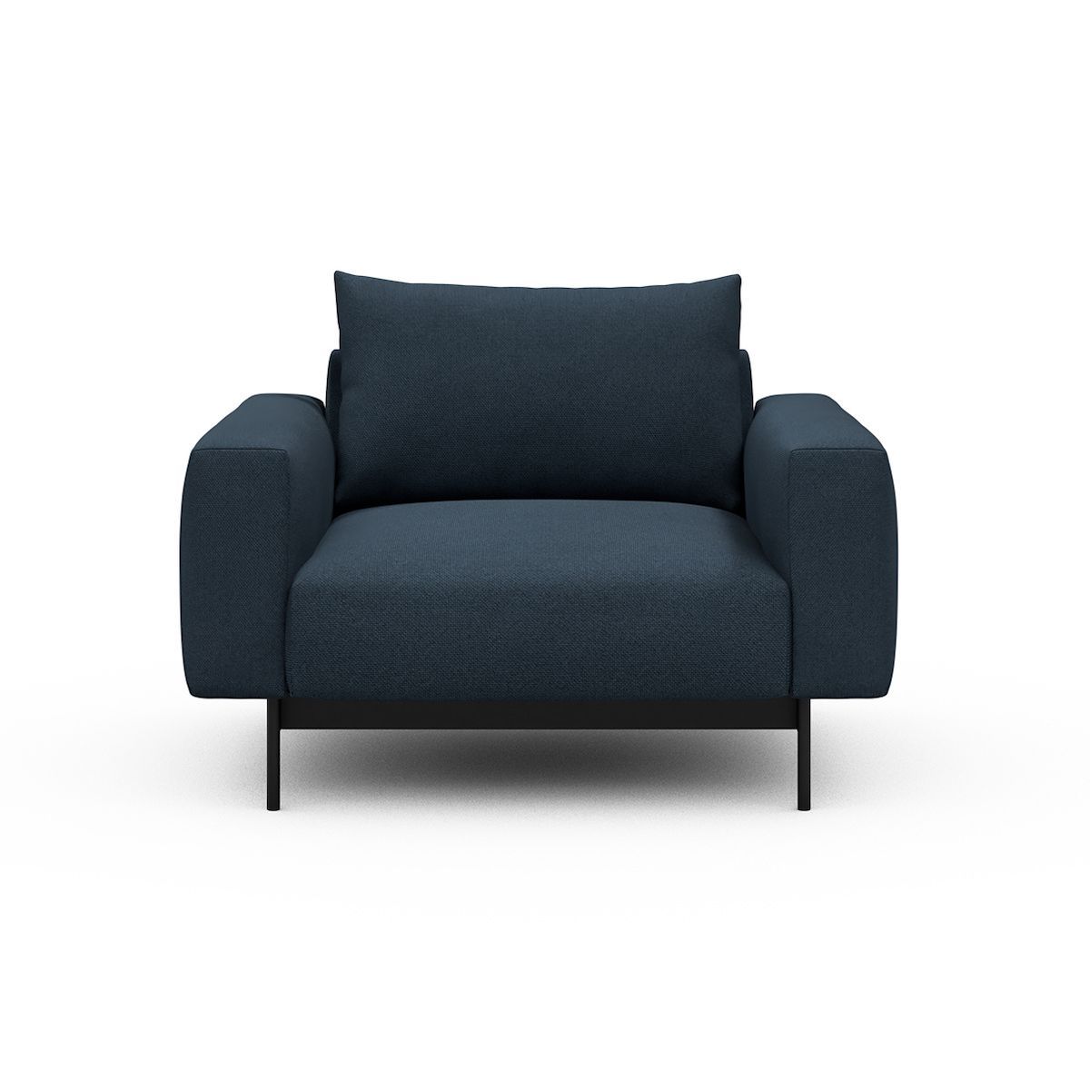 Poltrona design moderno Arthon - Cura 768 Oxford Blue