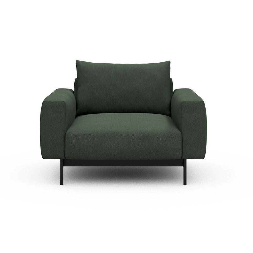 Poltrona design moderno Arthon - Cura 769 Saga Green