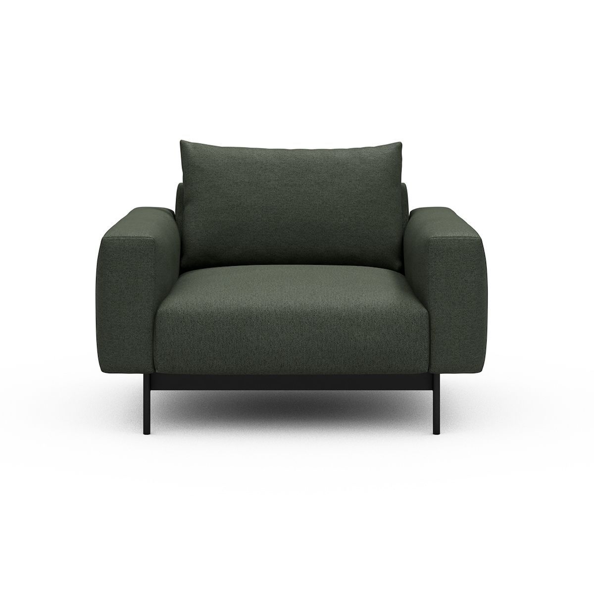 Poltrona design moderno Arthon - Denari 488 Forest Green