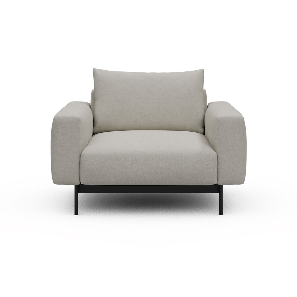 Poltrona design moderno Arthon - Denari 487 Clean Beige