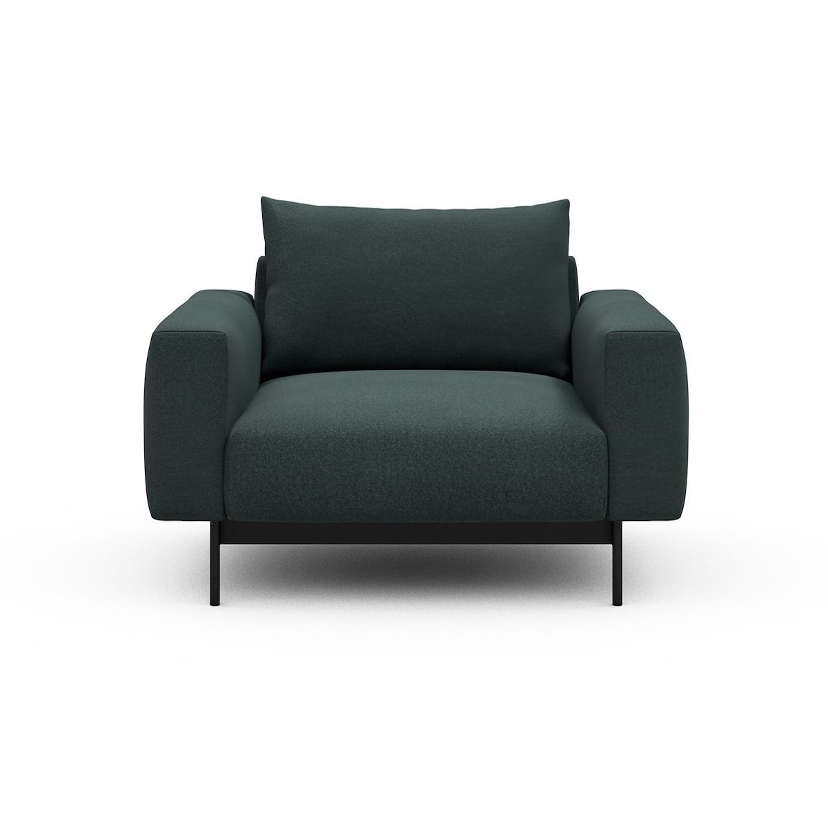 Poltrona design moderno Arthon - Mahoga 851 Dark Blue